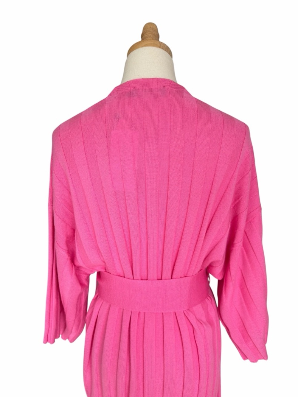 Marimekko Vellova Solid Merino Wool Cardigan Pink Size Small NWT - Picture 6 of 9